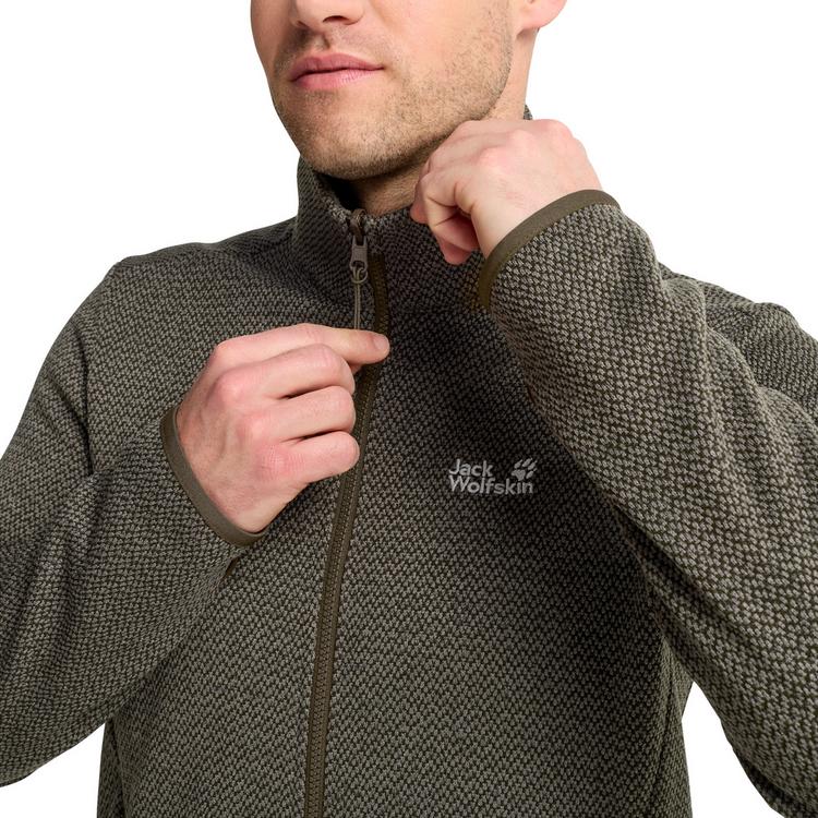 Jack Wolfskin Jack Wolfskin PINETRAIL FZ M Fleecejacke Herren - obsidian moss - 0 | SportScheck