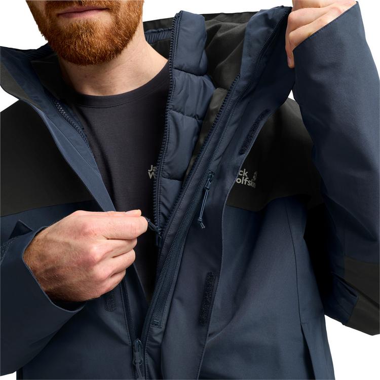 Jack Wolfskin Jack Wolfskin ROMBERG 2 3IN1 JKT M Funktionsjacke Herren - midnight sky - 1 | SportScheck