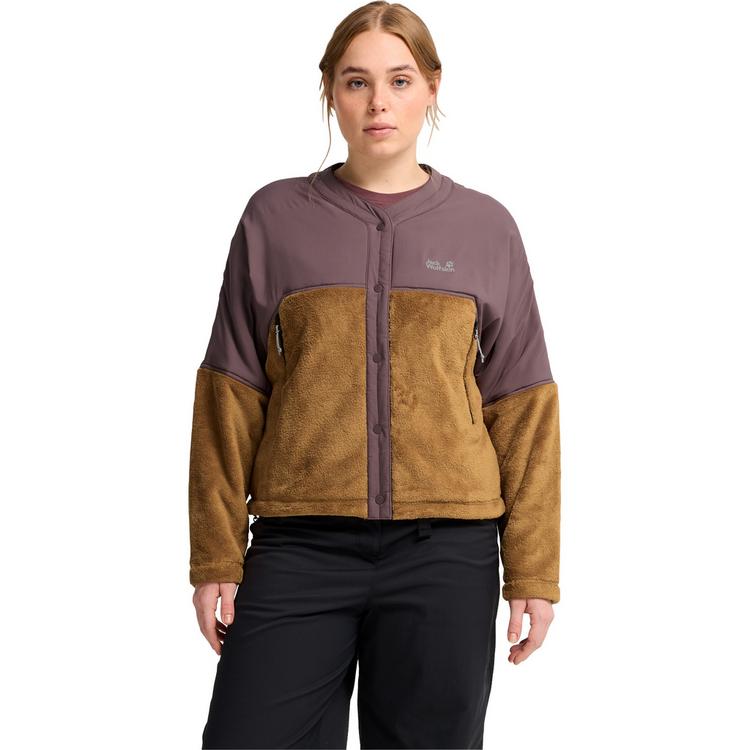 Jack Wolfskin Jack Wolfskin SENSORA HYBRID JKT W Fleecejacke Damen - peanut - 0 | SportScheck