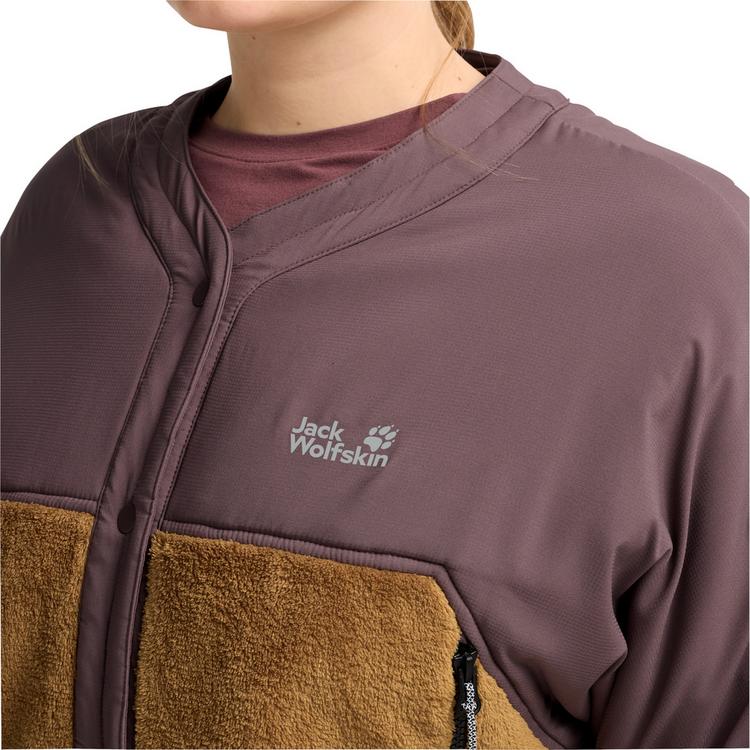 Jack Wolfskin Jack Wolfskin SENSORA HYBRID JKT W Fleecejacke Damen - peanut - 0 | SportScheck