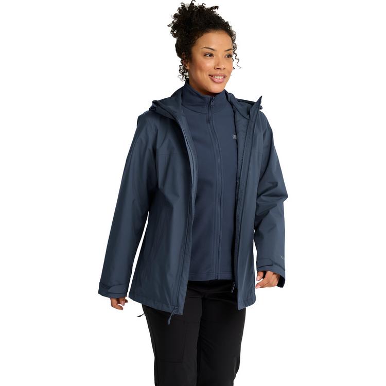 Jack Wolfskin Jack Wolfskin MOONRISE 2 3IN1 JKT W Funktionsjacke Damen - midnight sky - 0 | SportScheck