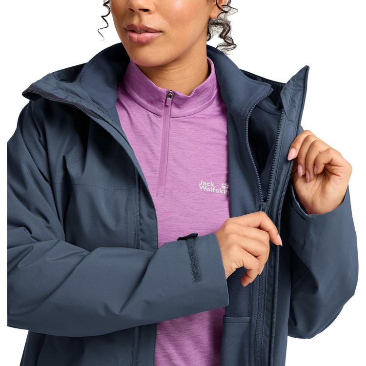 Jack Wolfskin Jack Wolfskin MOONRISE 2 3IN1 JKT W Funktionsjacke Damen - midnight sky - 0 | SportScheck