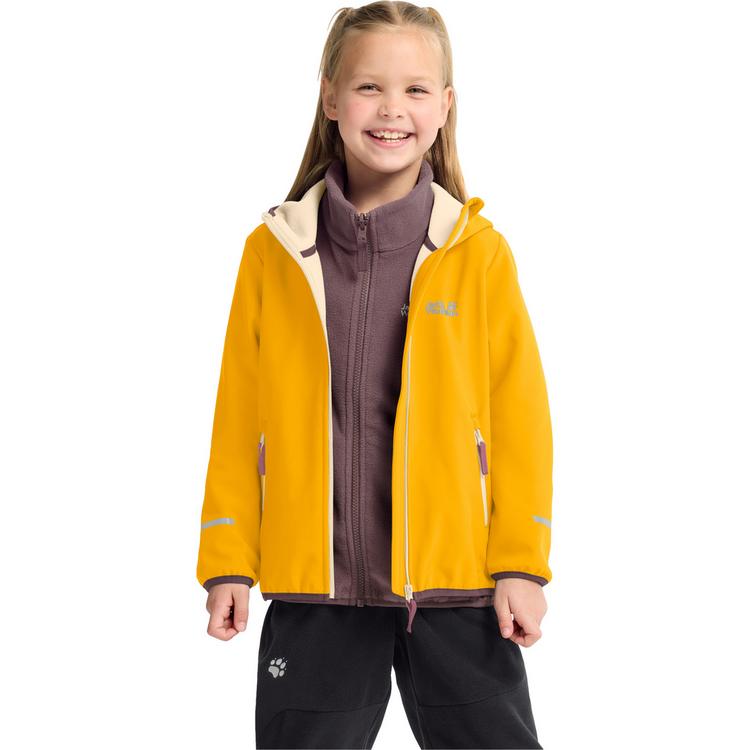 Jack Wolfskin Jack Wolfskin FOURWINDS JKT K Funktionsjacke Kinder - burly yellow JW - 2 | SportScheck