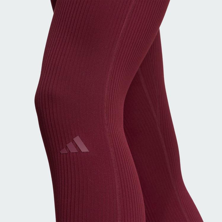 adidas adidas All Me Leggings, gerippt Leggings Damen - Maroon - 0 | SportScheck