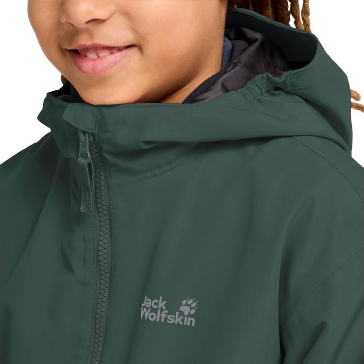 Jack Wolfskin Jack Wolfskin ICELAND 3IN1 JKT K Fleecejacke Kinder - sago palm - 1 | SportScheck