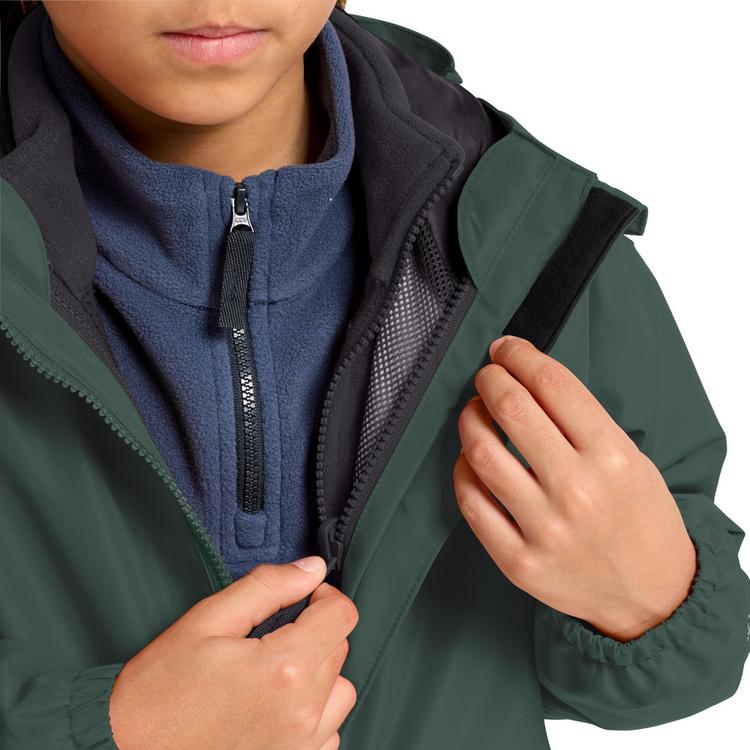 Jack Wolfskin Jack Wolfskin ICELAND 3IN1 JKT K Fleecejacke Kinder - sago palm - 4 | SportScheck