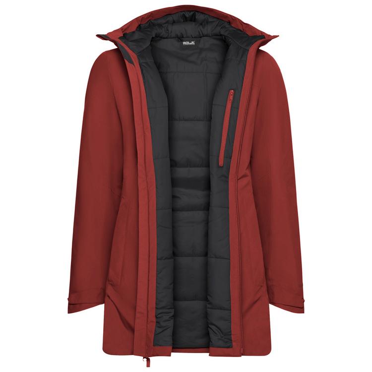 Jack Wolfskin Jack Wolfskin HEIDELSTEIN 2 INS JKT W Funktionsjacke Damen - merlot - 3 | SportScheck
