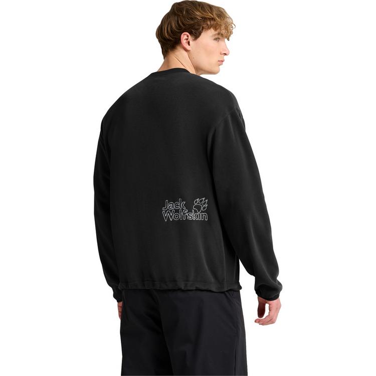 Jack Wolfskin Jack Wolfskin SOLACE CREWNECK Fleecepullover - black - 1 | SportScheck