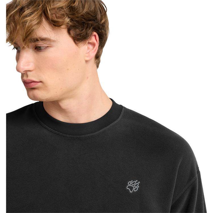 Jack Wolfskin Jack Wolfskin SOLACE CREWNECK Fleecepullover - black - 0 | SportScheck