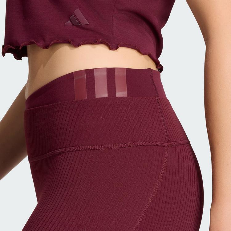 adidas adidas All Me Leggings, gerippt Leggings Damen - Maroon - 1 | SportScheck