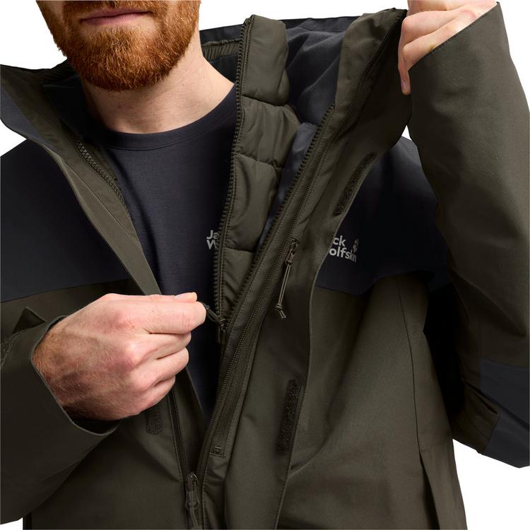 Jack Wolfskin Jack Wolfskin ROMBERG 2 3IN1 JKT M Funktionsjacke Herren - obsidian moss - 1 | SportScheck
