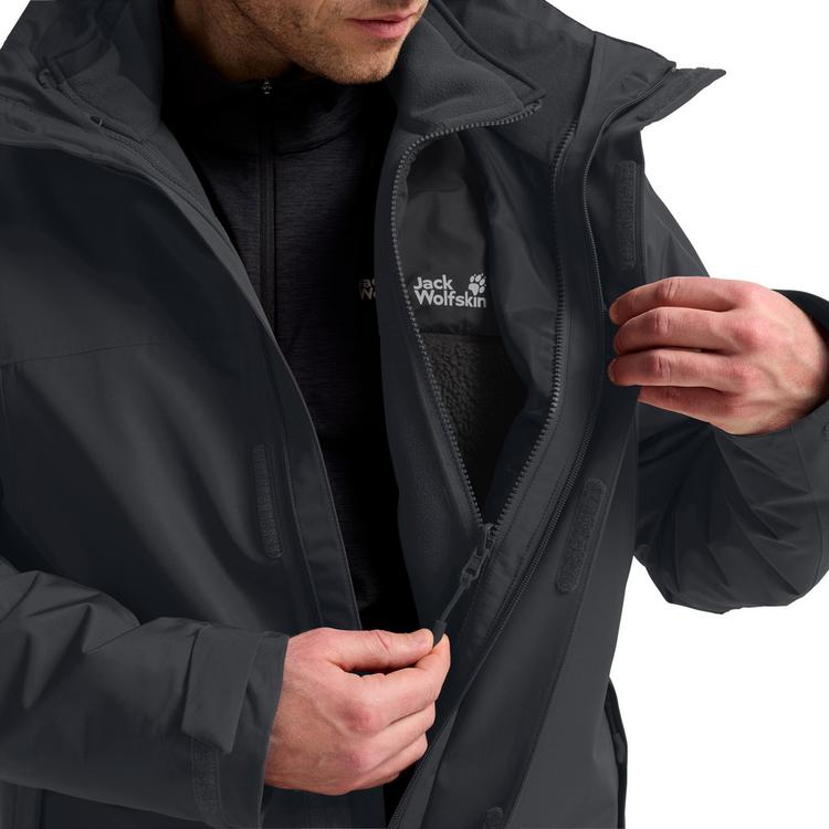 Jack Wolfskin Jack Wolfskin STONELITE 3IN1 JKT M Funktionsjacke Herren - phantom - 0 | SportScheck