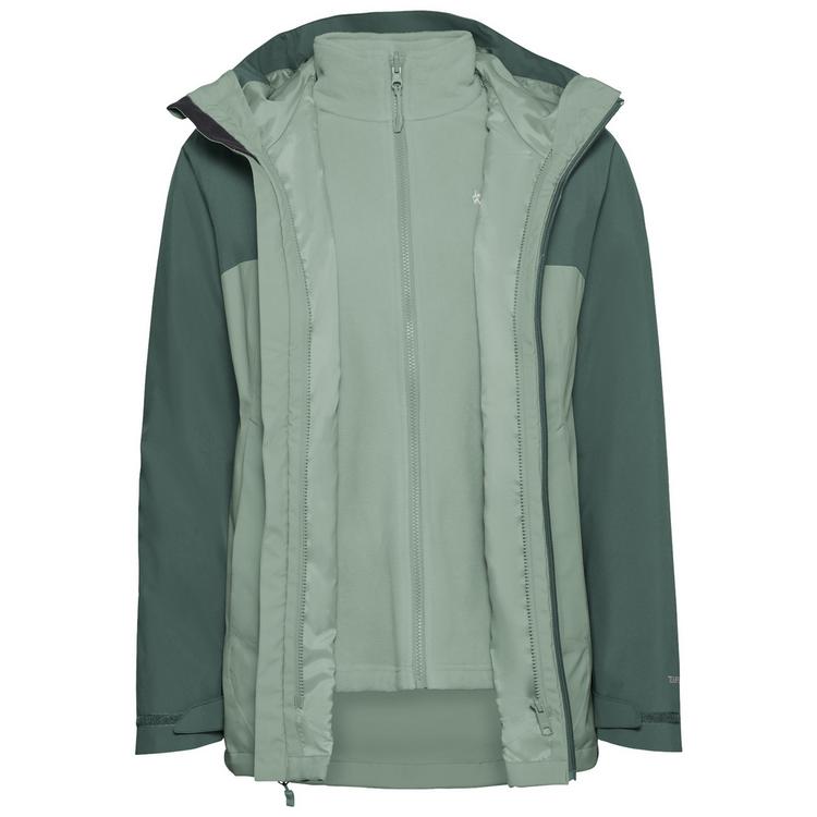 Jack Wolfskin Jack Wolfskin MOONRISE 2 3IN1 JKT W Funktionsjacke Damen - green zinnia - 0 | SportScheck