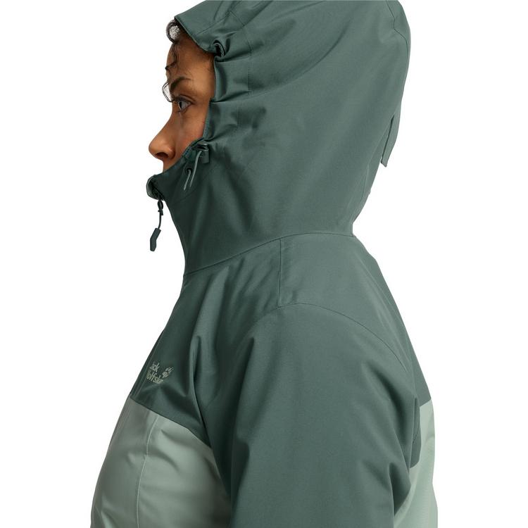 Jack Wolfskin Jack Wolfskin MOONRISE 2 3IN1 JKT W Funktionsjacke Damen - green zinnia - 1 | SportScheck