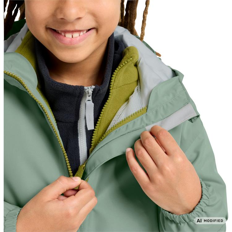 Jack Wolfskin Jack Wolfskin ICELAND 3IN1 JKT K Fleecejacke Kinder - green zinnia - 2 | SportScheck