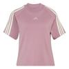 adidas ADIDAS KIT 3-STREIFEN T-SHIRT T-Shirt Damen - Magic Mauve / Off White