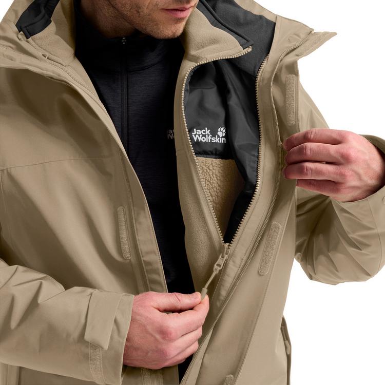 Jack Wolfskin Jack Wolfskin STONELITE 3IN1 JKT M Funktionsjacke Herren - hazel wood - 0 | SportScheck