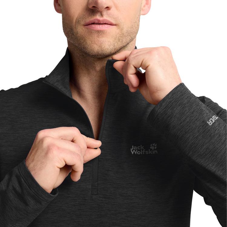 Jack Wolfskin Jack Wolfskin TRAIL HZ M Funktionsshirt Herren - black - 0 | SportScheck