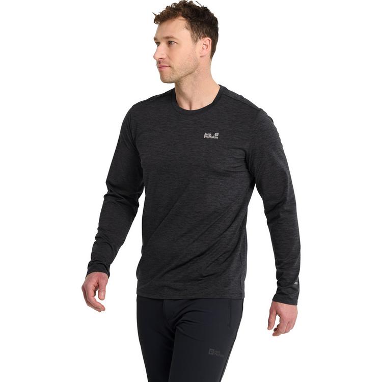 Jack Wolfskin Jack Wolfskin TRAIL LS M Funktionsshirt Herren - black - 0 | SportScheck
