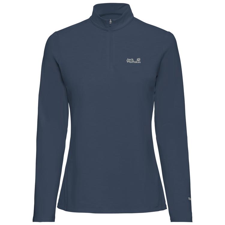 Jack Wolfskin Jack Wolfskin TRAIL HZ W Funktionsshirt Damen - midnight sky - 0 | SportScheck