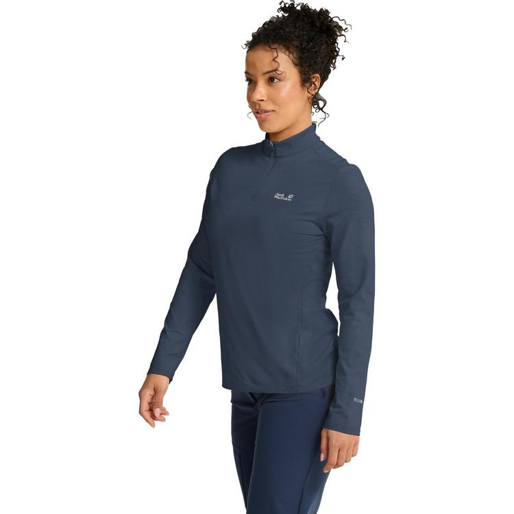 Jack Wolfskin Jack Wolfskin TRAIL HZ W Funktionsshirt Damen - midnight sky - 0 | SportScheck