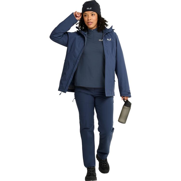 Jack Wolfskin Jack Wolfskin TRAIL HZ W Funktionsshirt Damen - midnight sky - 2 | SportScheck