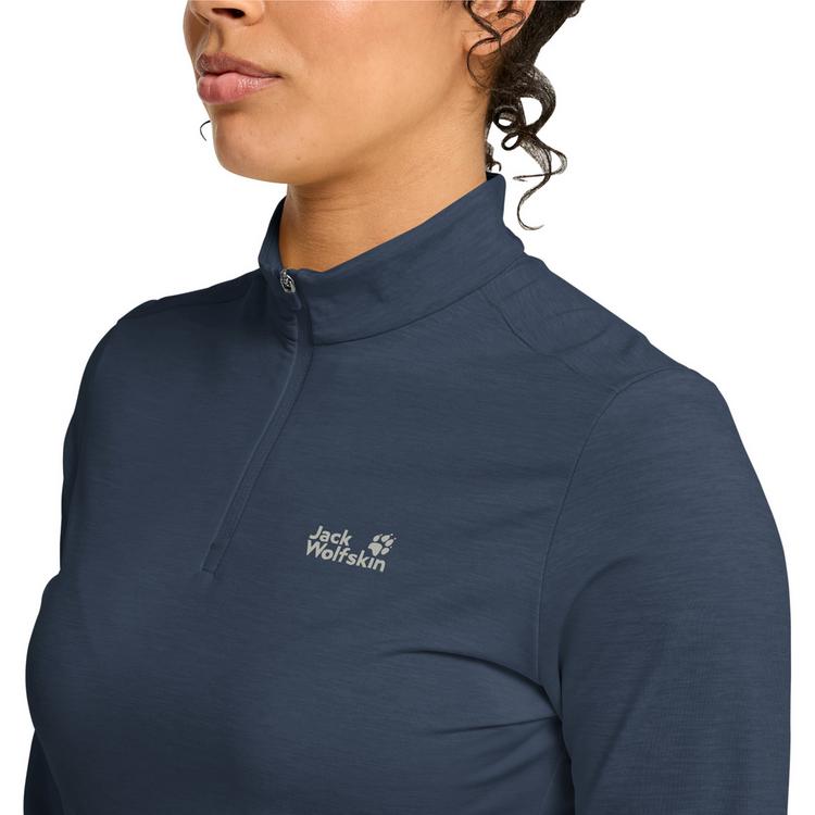 Jack Wolfskin Jack Wolfskin TRAIL HZ W Funktionsshirt Damen - midnight sky - 0 | SportScheck