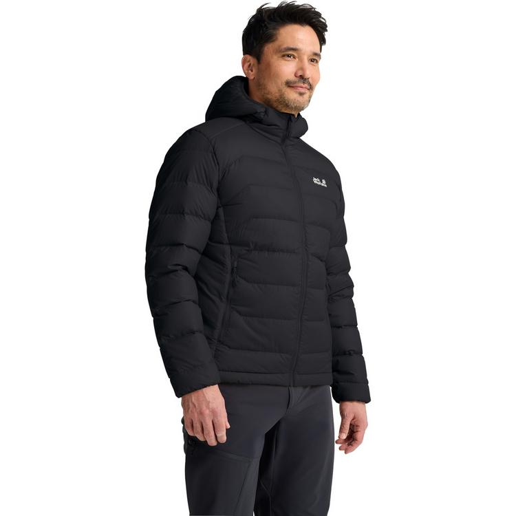 Jack Wolfskin Jack Wolfskin WILD PASS DOWN HOODY M RDS Daunenjacke Herren - black - 0 | SportScheck