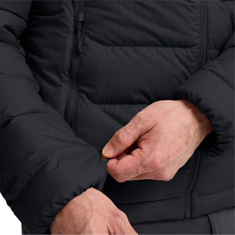Jack Wolfskin Jack Wolfskin WILD PASS DOWN HOODY M RDS Daunenjacke Herren - black - 0 | SportScheck