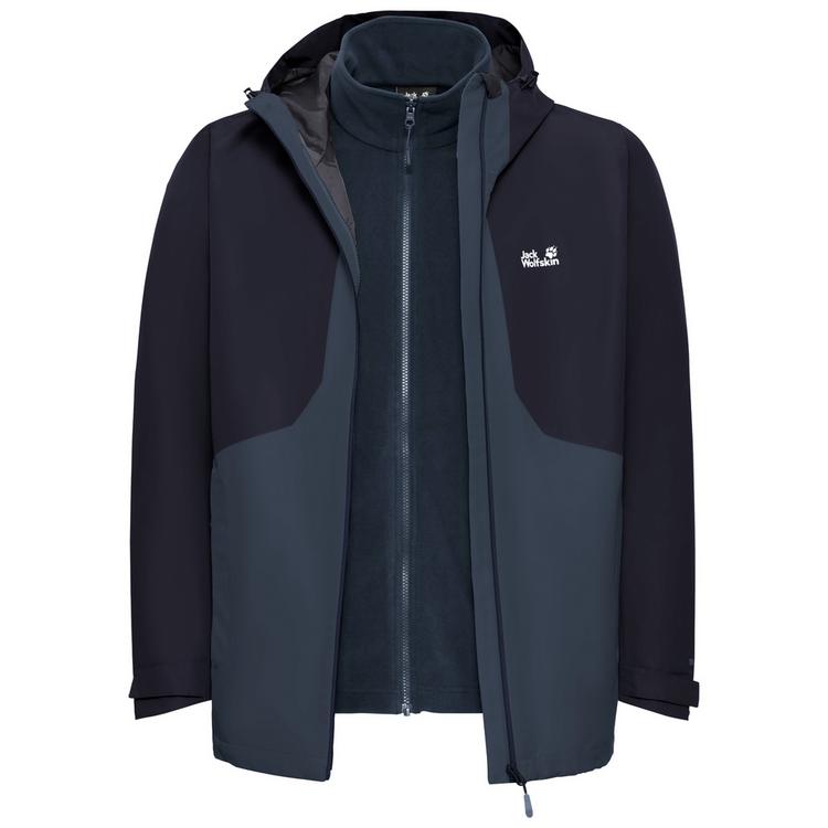 Jack Wolfskin Jack Wolfskin STONETRAIL 3IN1 JKT M Funktionsjacke Herren - midnight sky - 0 | SportScheck