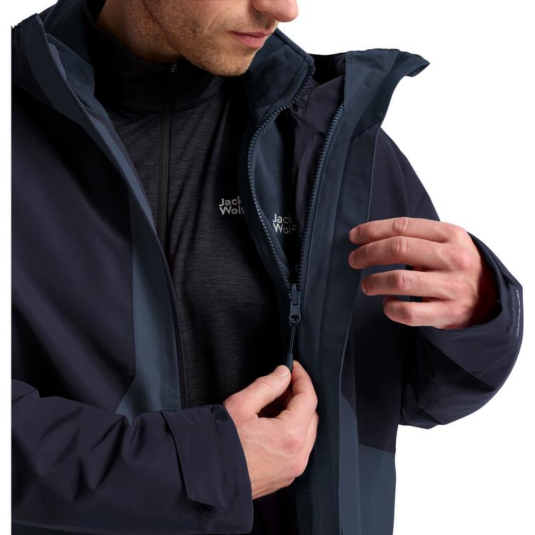 Jack Wolfskin Jack Wolfskin STONETRAIL 3IN1 JKT M Funktionsjacke Herren - midnight sky - 0 | SportScheck