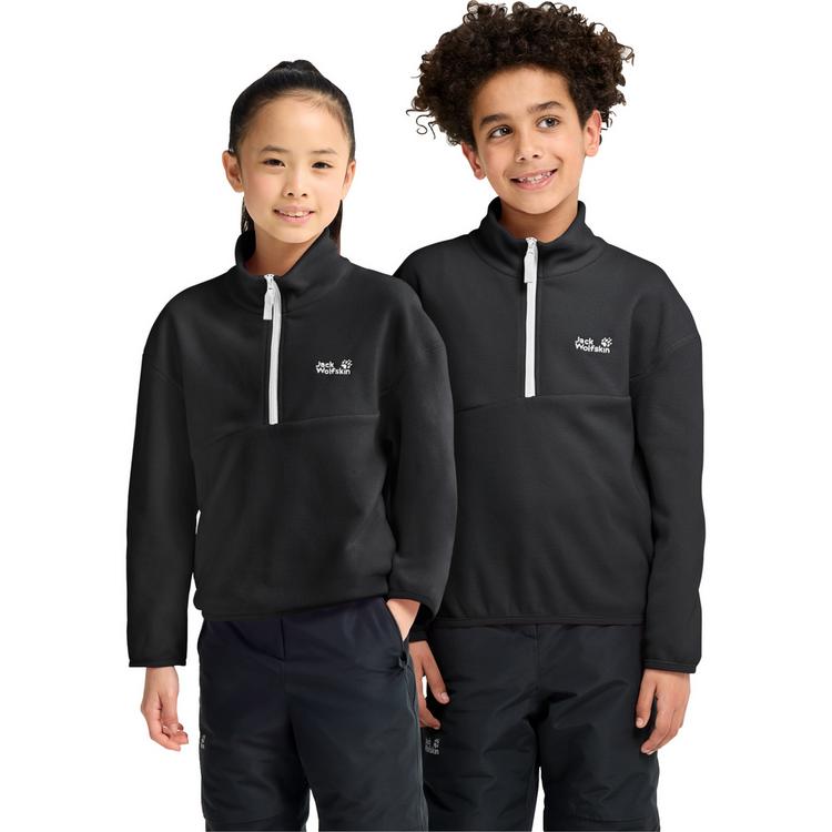 Jack Wolfskin Jack Wolfskin TAUNUS 100 REBEL HZ K Fleecepullover Kinder - PAW black - 0 | SportScheck
