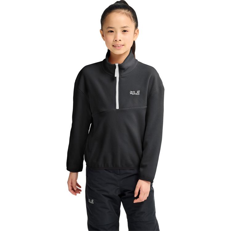 Jack Wolfskin Jack Wolfskin TAUNUS 100 REBEL HZ K Fleecepullover Kinder - PAW black - 0 | SportScheck