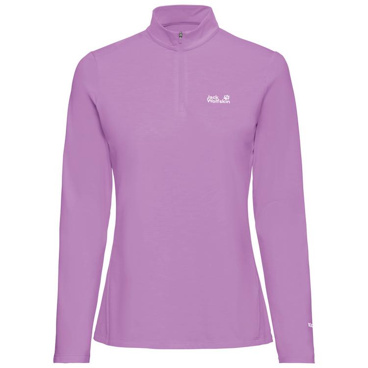 Jack Wolfskin Jack Wolfskin TRAIL HZ W Funktionsshirt Damen - vivid orchid - 0 | SportScheck