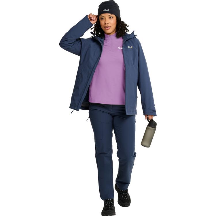 Jack Wolfskin Jack Wolfskin TRAIL HZ W Funktionsshirt Damen - vivid orchid - 2 | SportScheck
