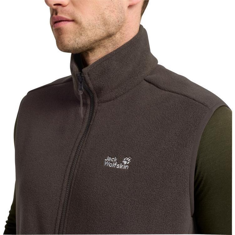 Jack Wolfskin Jack Wolfskin TAUNUS 300 VEST M Fleeceweste Herren - peat - 1 | SportScheck