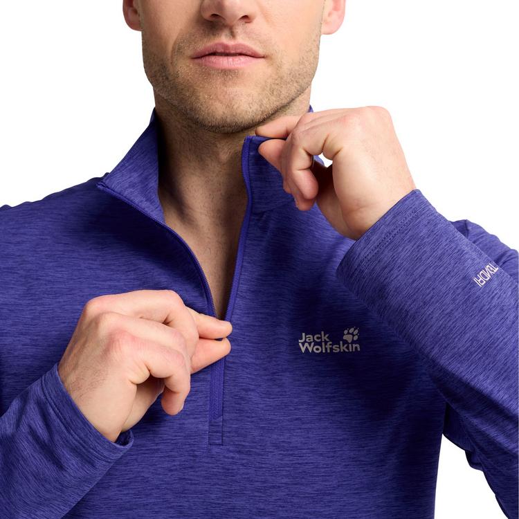 Jack Wolfskin Jack Wolfskin TRAIL HZ M Funktionsshirt Herren - glow ink - 0 | SportScheck