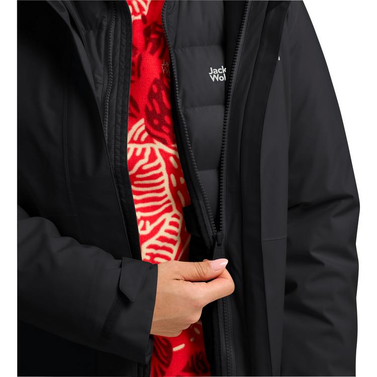 Jack Wolfskin Jack Wolfskin WILD PASS DOWN JKT W RDS Daunenjacke Damen - black - 2 | SportScheck