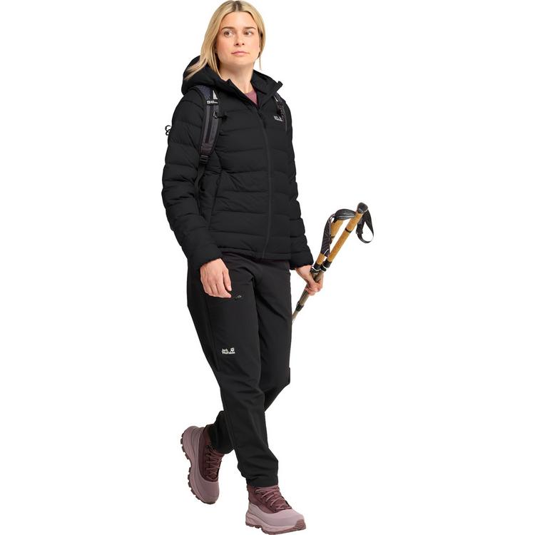 Jack Wolfskin Jack Wolfskin WILD PASS DOWN HOODY W RDS Daunenjacke Damen - black - 2 | SportScheck
