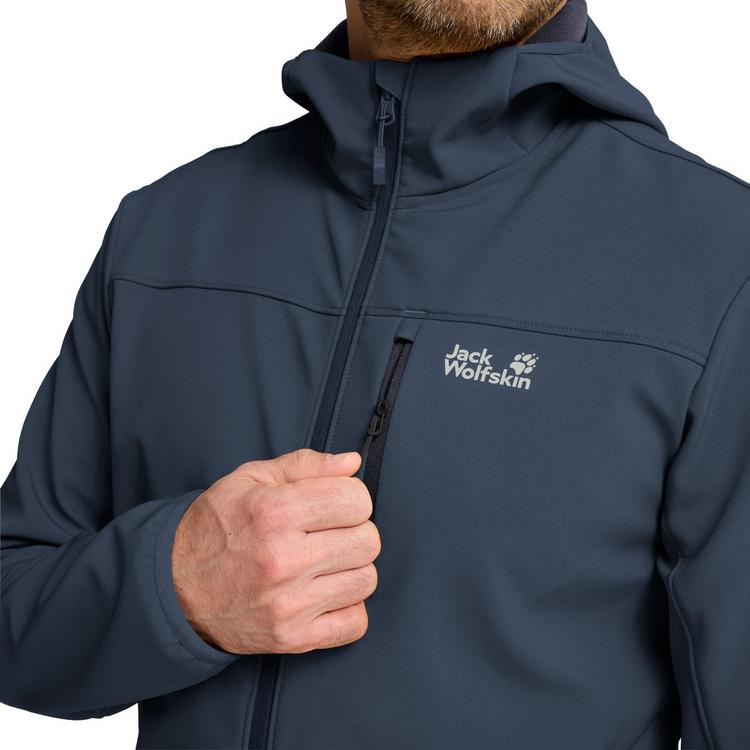 Jack Wolfskin Jack Wolfskin WILD WINDS HOODED JKT M Funktionsjacke Herren - midnight sky - 1 | SportScheck