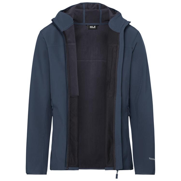 Jack Wolfskin Jack Wolfskin WILD WINDS HOODED JKT M Funktionsjacke Herren - midnight sky - 3 | SportScheck
