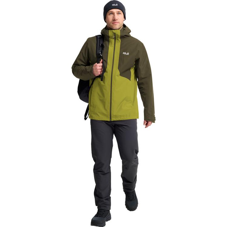 Jack Wolfskin Jack Wolfskin STONETRAIL 3IN1 JKT M Funktionsjacke Herren - khaki green - 2 | SportScheck