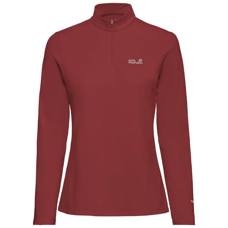 Jack Wolfskin Jack Wolfskin TRAIL HZ W Funktionsshirt Damen - merlot - 0 | SportScheck