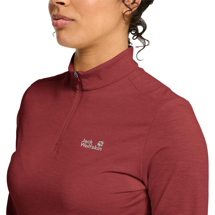 Jack Wolfskin Jack Wolfskin TRAIL HZ W Funktionsshirt Damen - merlot - 0 | SportScheck