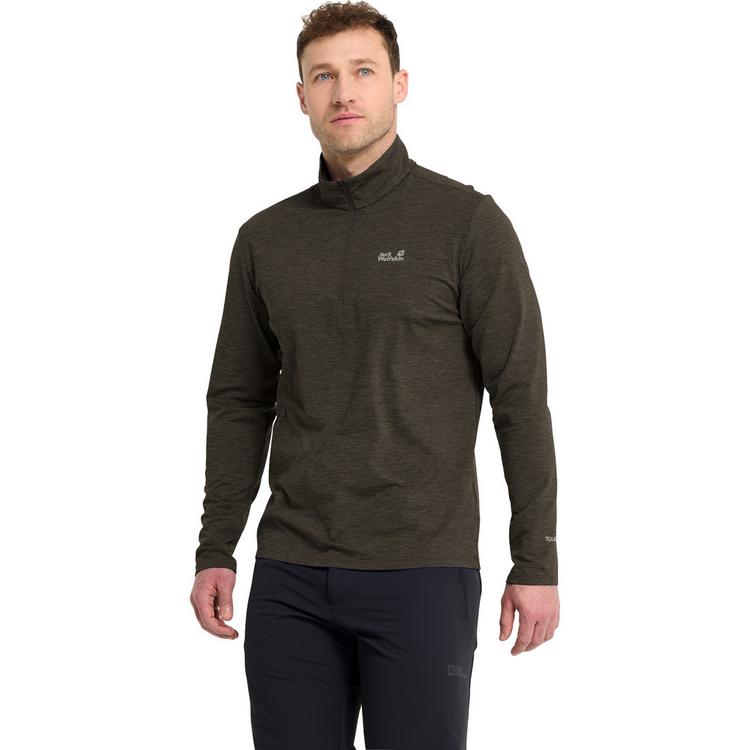 Jack Wolfskin Jack Wolfskin TRAIL HZ M Funktionsshirt Herren - obsidian moss - 0 | SportScheck