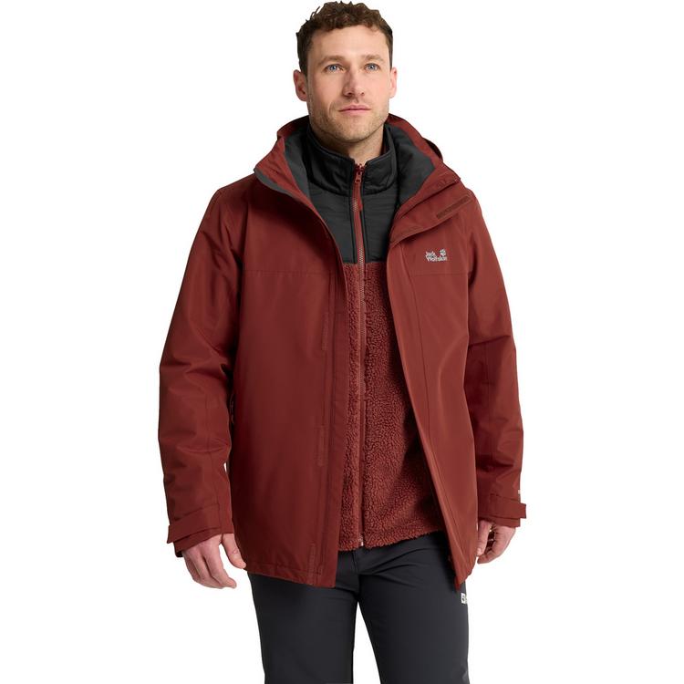 Jack Wolfskin Jack Wolfskin STONELITE 3IN1 JKT M Funktionsjacke Herren - merlot - 0 | SportScheck