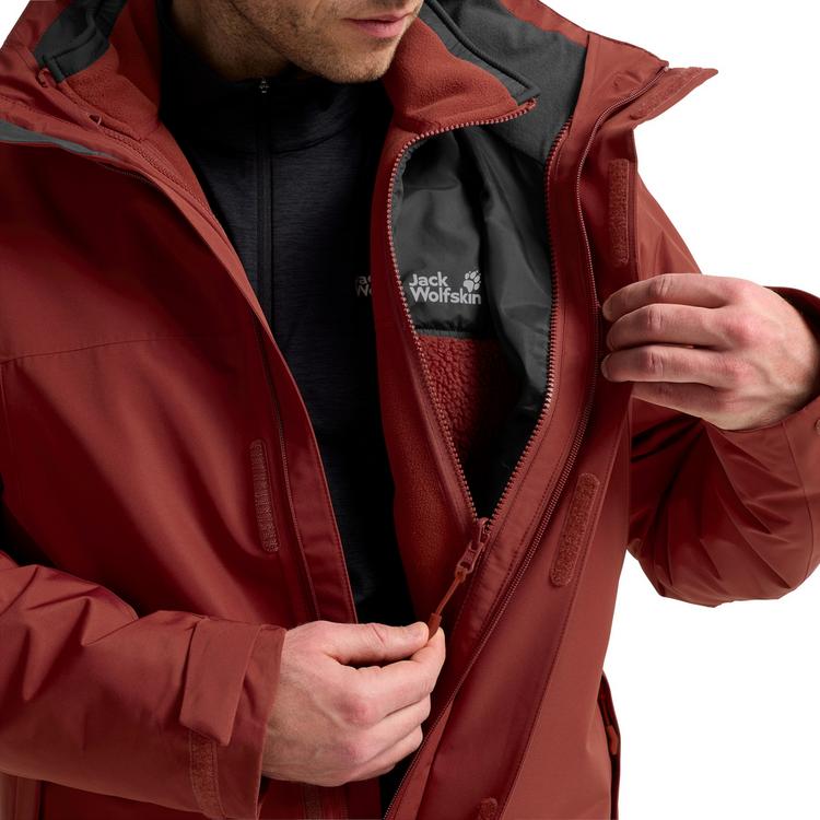 Jack Wolfskin Jack Wolfskin STONELITE 3IN1 JKT M Funktionsjacke Herren - merlot - 0 | SportScheck