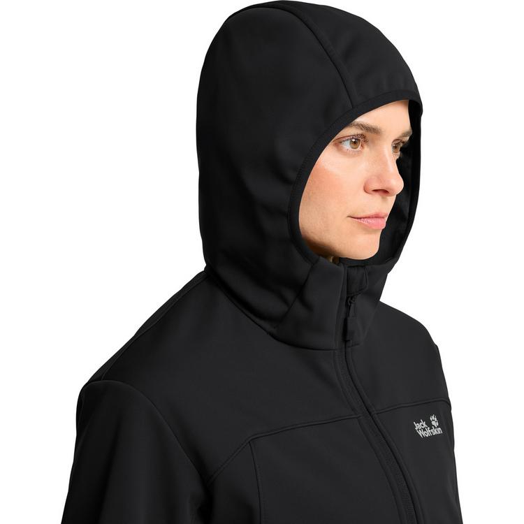 Jack Wolfskin Jack Wolfskin WINDHAIN 2 HOODY W Funktionsjacke Damen - black - 0 | SportScheck