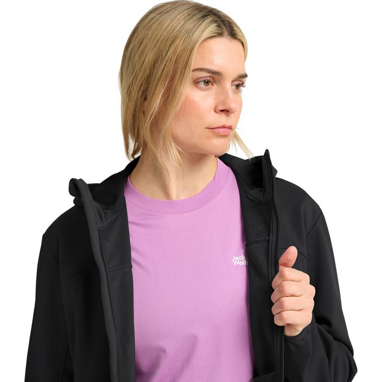 Jack Wolfskin Jack Wolfskin WINDHAIN 2 HOODY W Funktionsjacke Damen - black - 1 | SportScheck