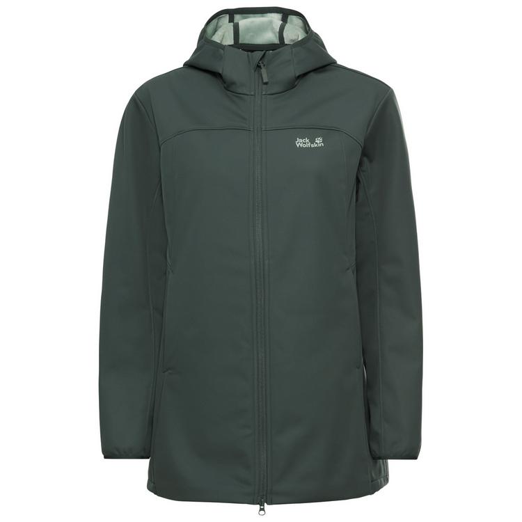 Jack Wolfskin Jack Wolfskin WINDHAIN 2 COAT W Funktionsmantel Damen - sago palm - 0 | SportScheck
